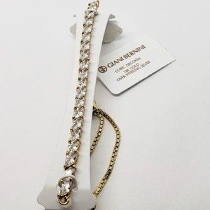 NWT Giani Bernini 18k gold over sterling silver tennis bracelet